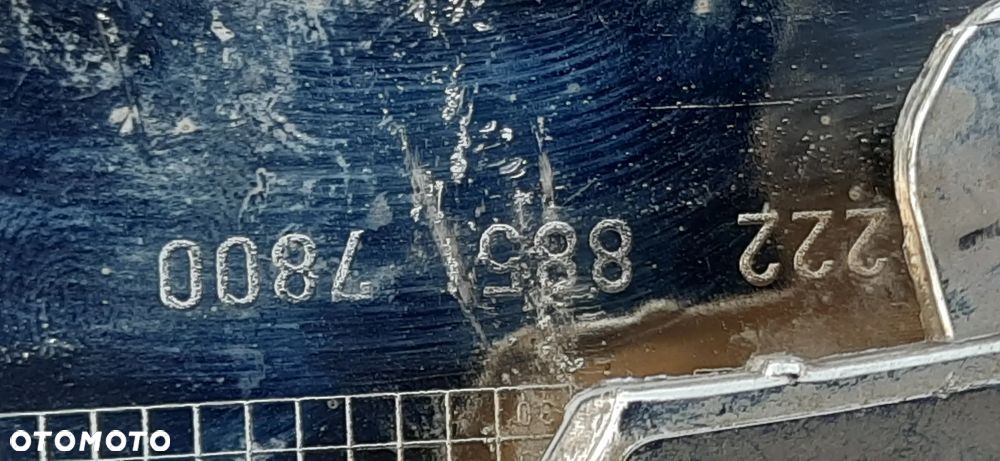 MERCEDES S KLASA 222 CHROM ZDERZAKA Prawy Przód AMG LINE 2228857800 - 4