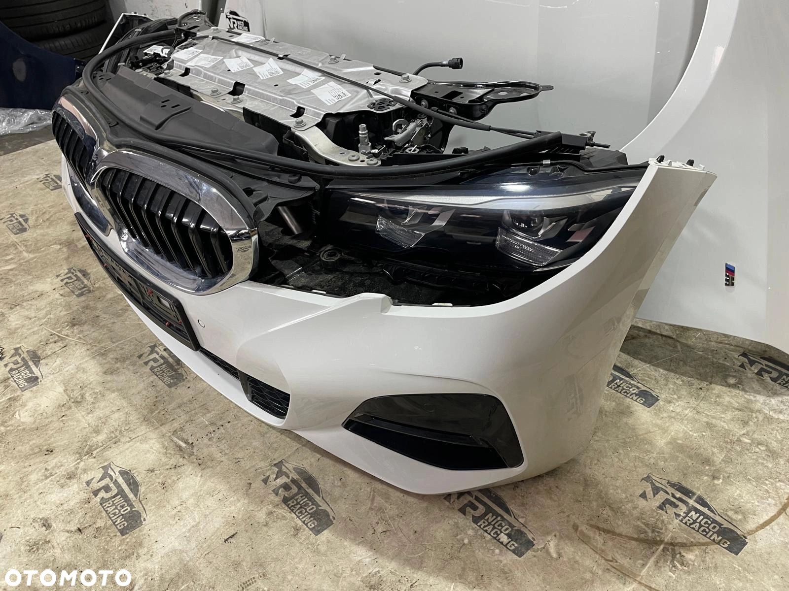 PRZÓD KOMPLETNY MASKA ZDERZAK LAMPY PAS CHŁODNICE BMW G20 G21 A300 M-PAKIET - 5