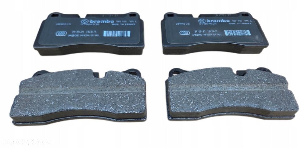 OE AUDI R8 4S 420 LAMBORGINI HURACAN KLOCKI HAMULCOWE TYŁ TYLNE 4S0615415L - 2