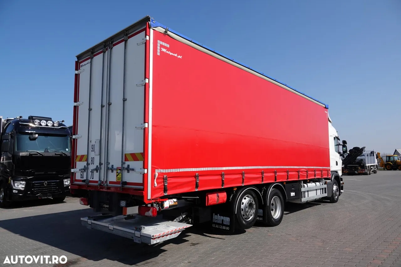 Scania G 320 / 6x2 / Curtainsider - 9 M / + LIFTARE / AXIE DE RIFATARE - 4