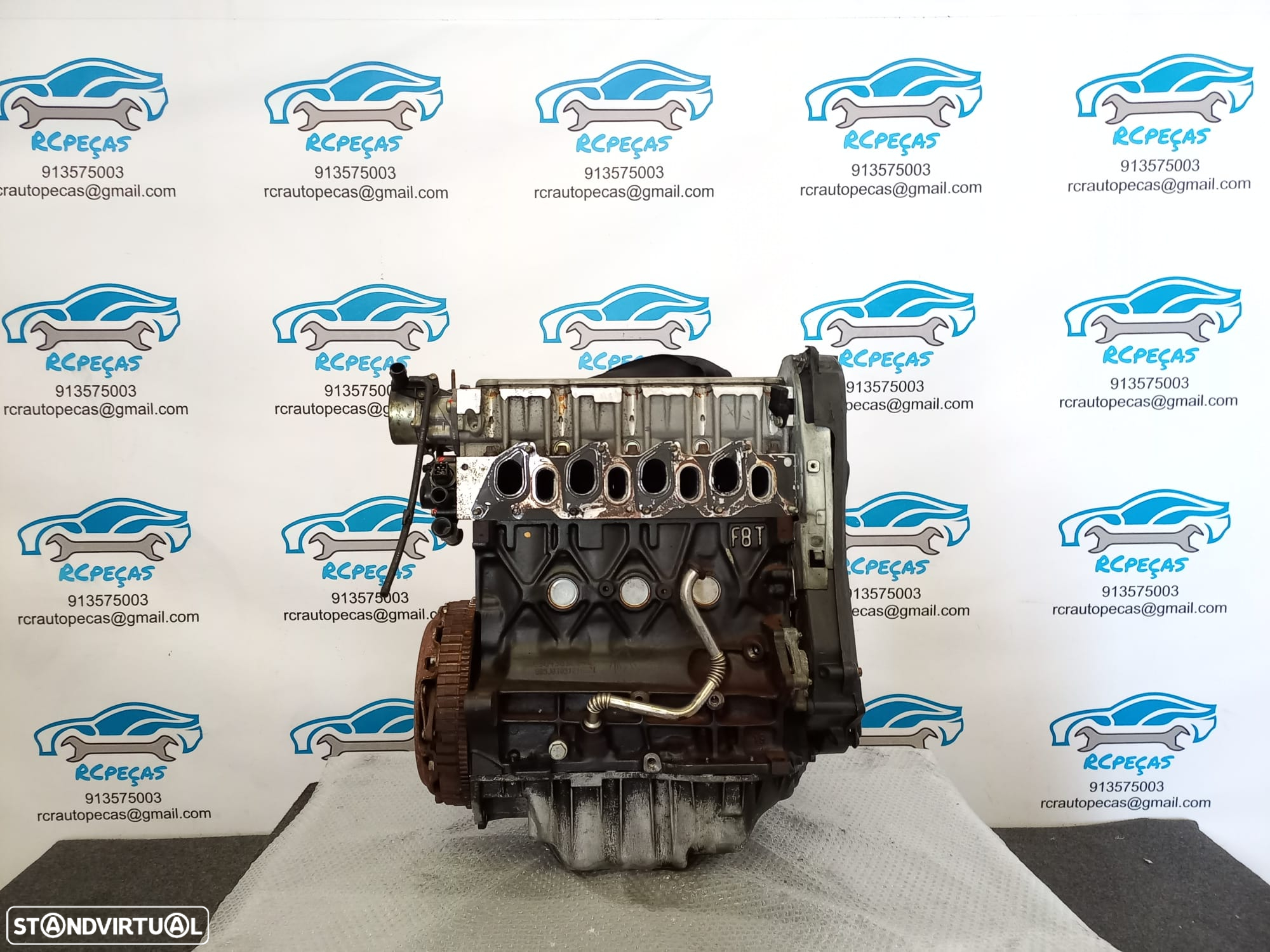 MOTOR F8T F9Q 744 F9Q744 RENAULT MEGANE I 1 MK1 FASE II 2 1.9 DTI 80CV F8T SCENIC KANGOO - 2