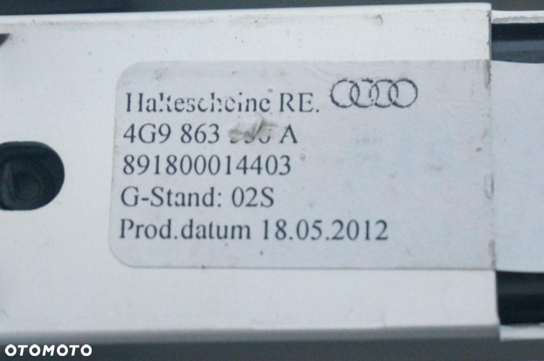 Taśma Mocowanie Bagażnika Audi A6 C7 Audi Allroad 2014 - 7