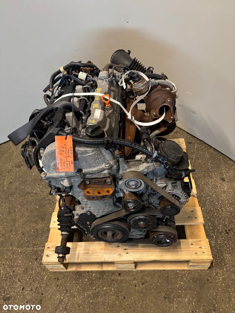 Silnik kompletny Honda 2.2 n22B4 n22 film video 2012 Civic 150KM - 2