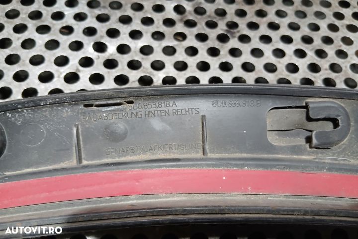 Overfender dreapta spate 8U0853818A 8U0853818A Audi Q3 8U [2011 - 201 - 4