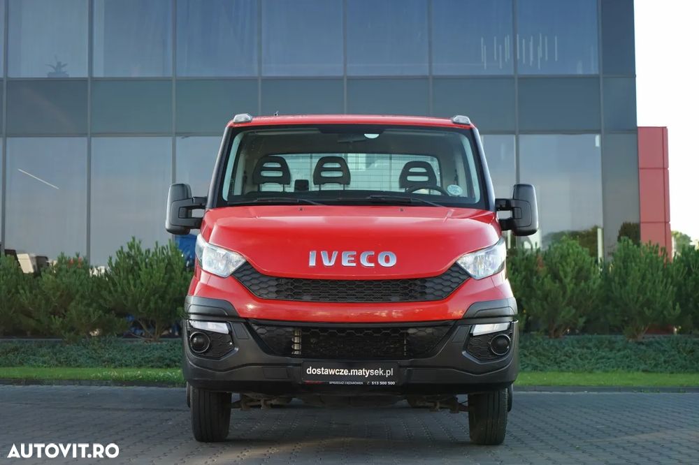 Iveco DAILY 35-130 / BASCULATOR SPATE / DUBLU / MANUAL / PIELE / EURO 6 - 13
