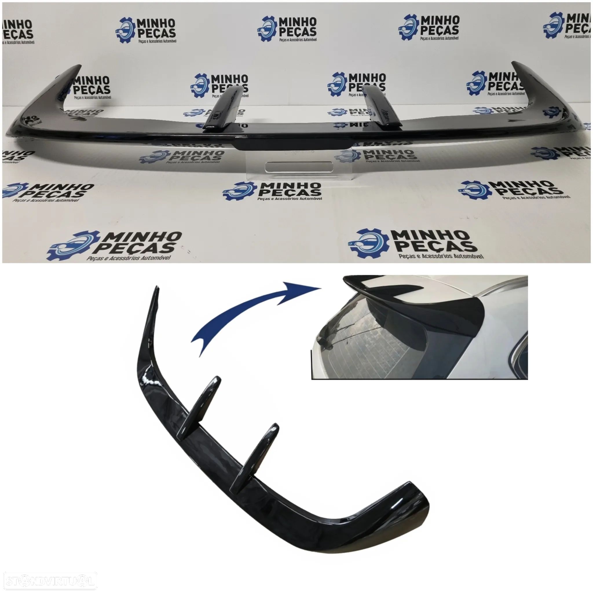 Spoiler | Aileron de Mala BMW X1 (F48) Preto Brilho - 1