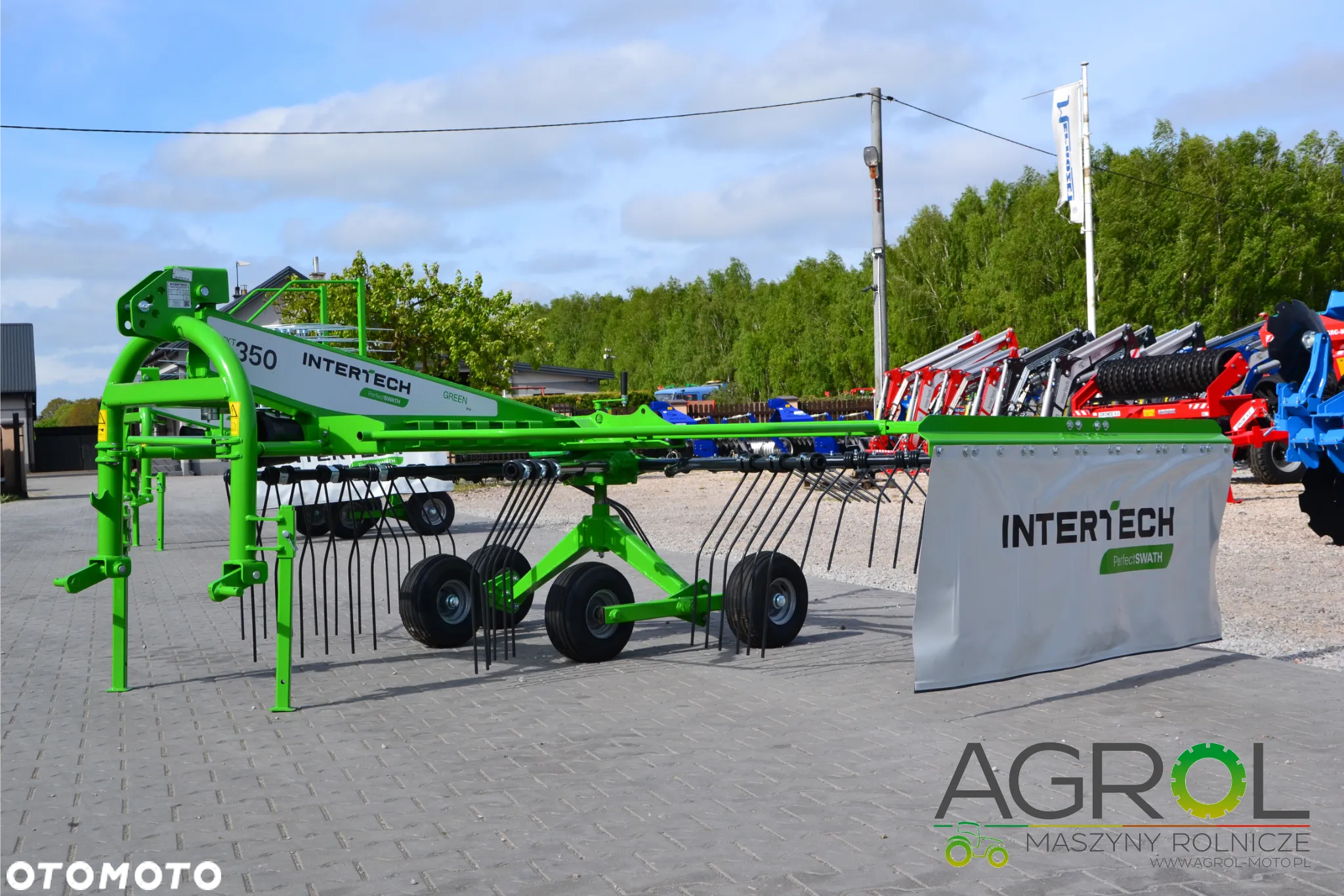 Zgrabiarka jedno karuzelowa INTER-TECH ZKT-3.5m tandem 4.2m KUNH - 7
