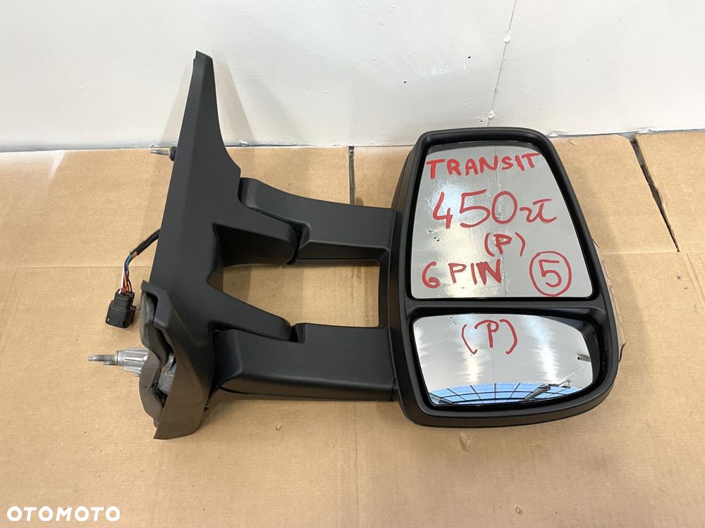 FORD TRANSIT MK8 14- LUSTERKO DŁUGIE PRAWE 6 PIN - 1