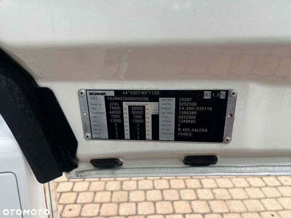 Scania R450 SPROWADZONA Z FRANCJI PO KONTRAKCIE SERWISOWYM DWA ZBIORNIKI PALIWA - 24