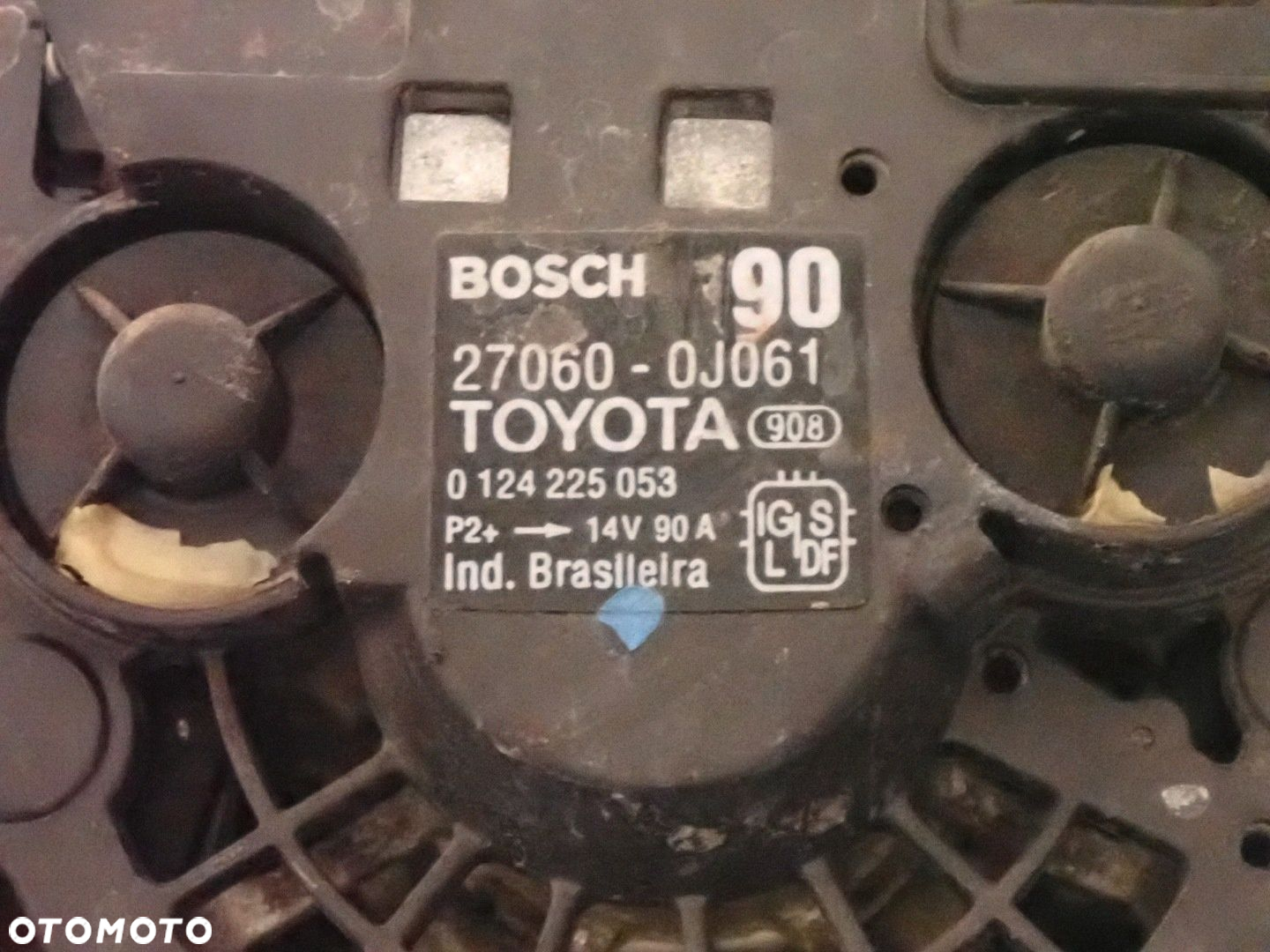 TOYOTA YARIS II 1.3 BENZ 06-09 ALTERNATOR PRZEDLIFT - 5