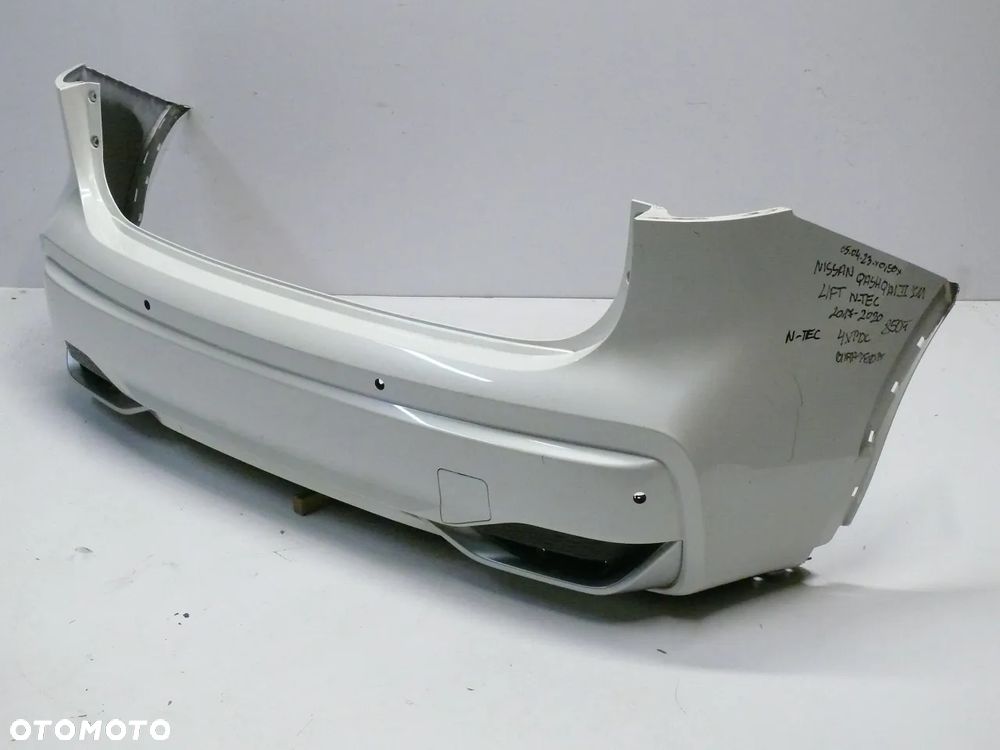ZDERZAK TYLNY NISSAN QASHQAI II J11 N-TEC 2017 2020 LIFT PDC - 2