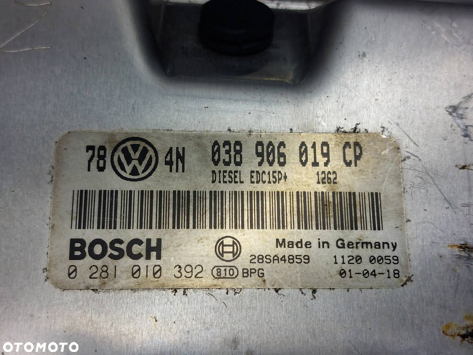 ZESTAW STARTOWY PASSAT B5 1.9 TDI 038906019CP 4B0905851A 3B0920825A - 2