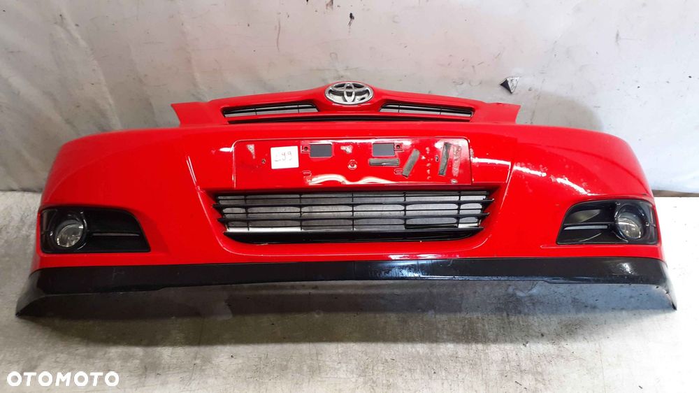 ) ZDERZAK PRZÓD PRZEDNI DO TOYOTA COROLLA E12 LIFT FL 3P0 CZERWONY HALOGENY - 1
