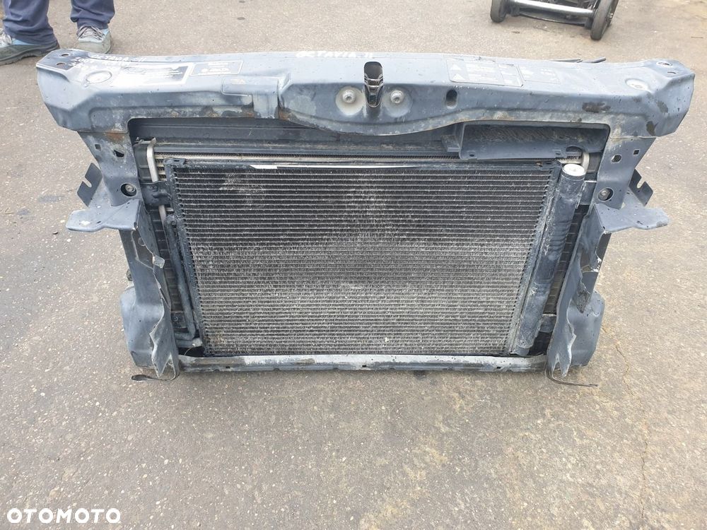 PAS PRZEDNI WZMOCNIENIE CZOŁOWE KOMPLET CHŁODNIC SKODA OCTAVIA II 2007 ROK - 3