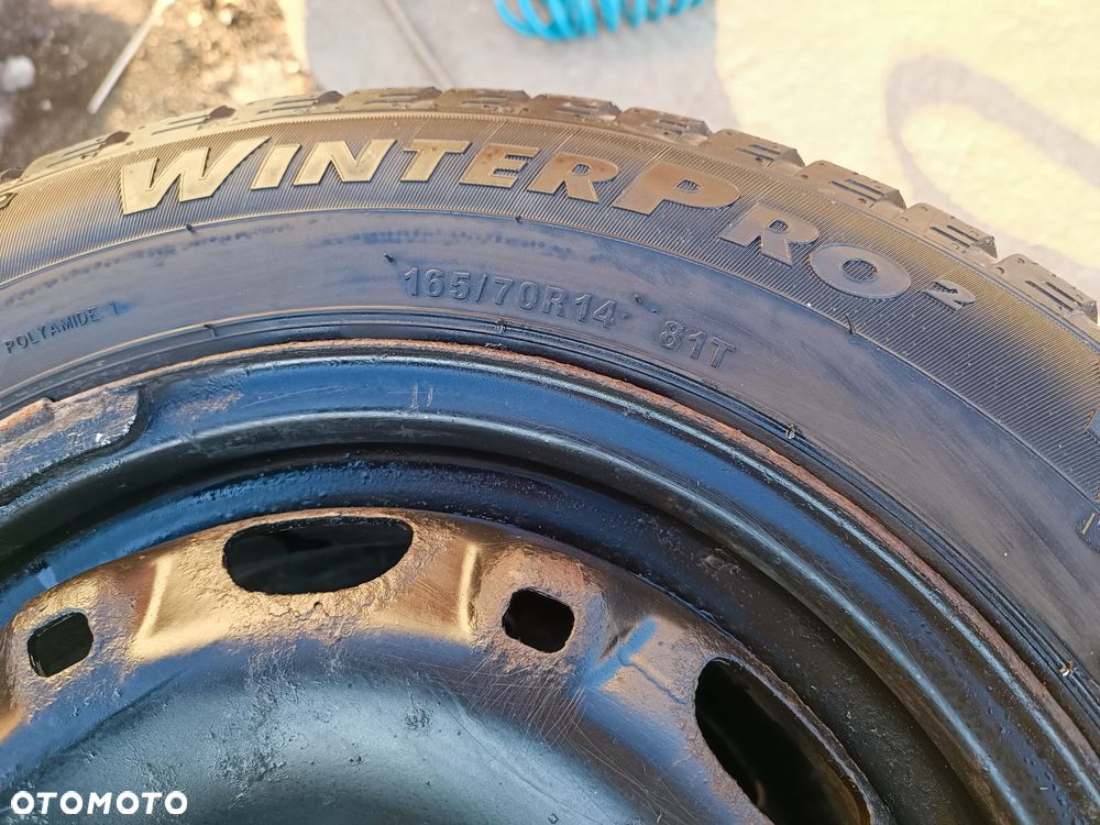 5x100 Felgi Stalowe Stal 14 Koła Zimowe Zima SKODA FABIA PRAKTIK ROOMSTER RAPID SEAT IBIZA CORDOBA TOLEDO IV 4 VW FOX POLO Legnica ALU-RAD 165/70 6mm - 5