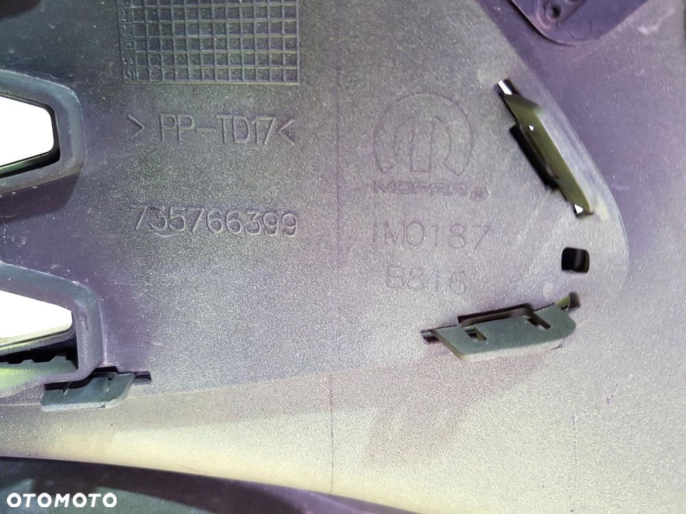 FIAT ABARTH 500 500E E II 2 23- ZDERZAK PRZÓD PRZEDNI + KRATKA ORYGINAŁ - 9