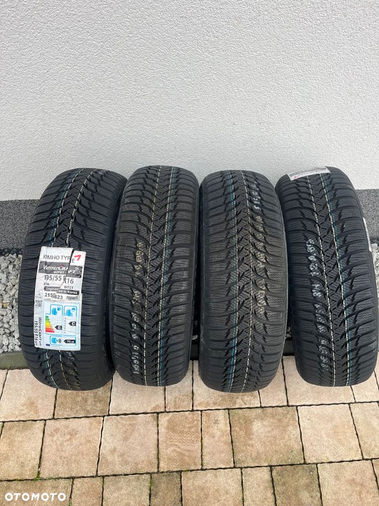 Opony zimowe Kumho 195 55 16 - 1