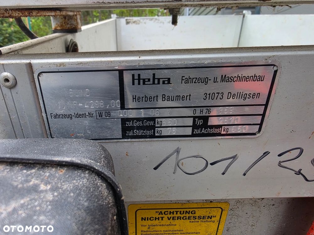 Przyczepka do traktorka jednoosiowgo dzik heba - 6