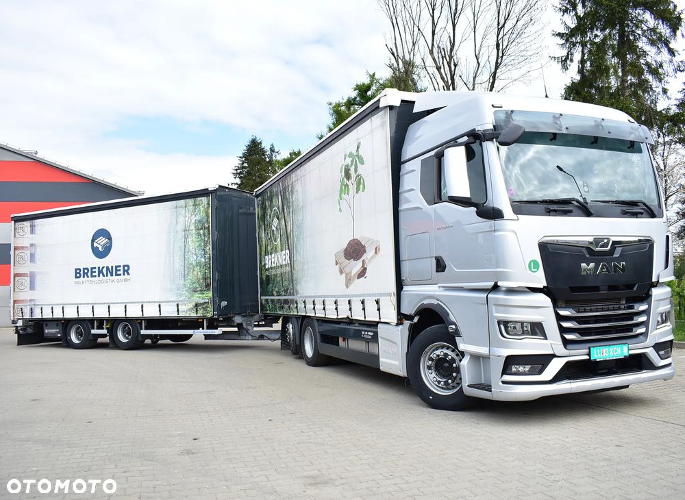 MAN TGX 26.470 Euro 6 / Zestaw Tandem przejazdowy 120m³/ TG3/ GM/ ! PRZEBIEG ! Sprowadzony !