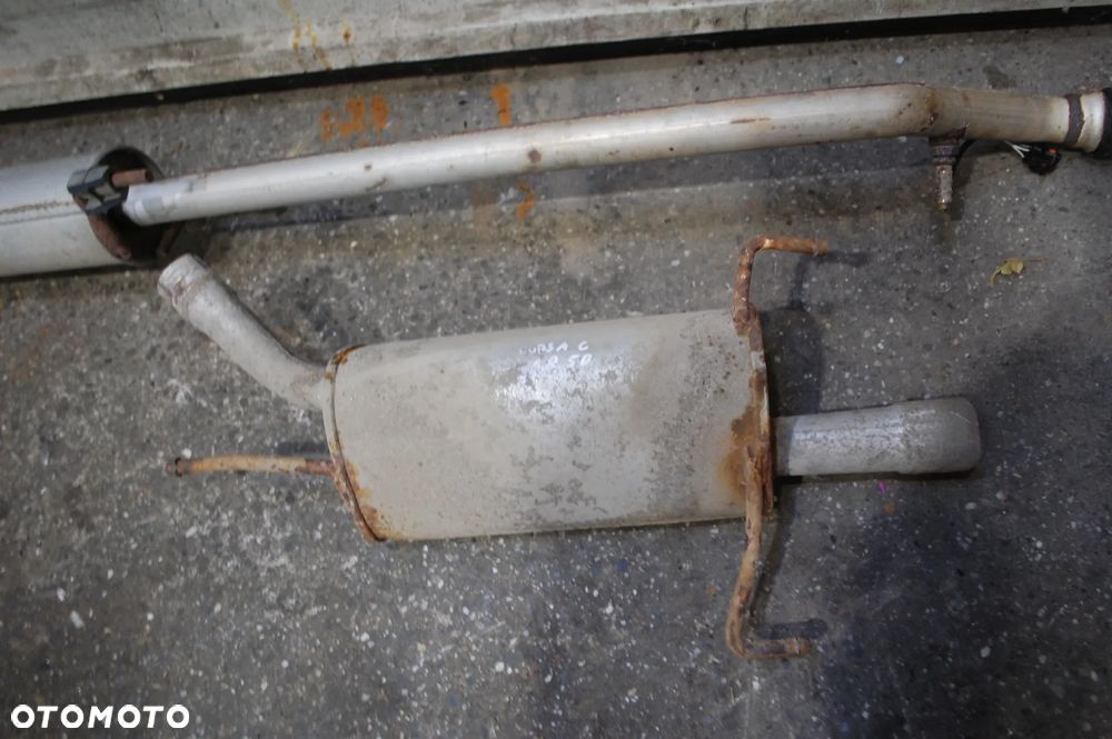 TŁUMIK KOŃCOWY + ŚRODKOWY OPEL CORSA C 1.8 1.6 1.4 5D - 5