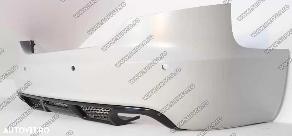 Prelungire spoiler tuning sport bara spate Audi A6 C6 4F ABT Sedan S line RS6 S6 2004-2008 ver. 2 - 14