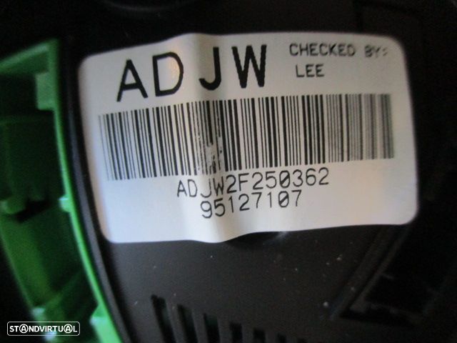 Quadrante 95127107 CHEVROLET SPARK FASE 1  2012 1.0I 68CV 5P VERMELHO KM/H DIGITAL - 5