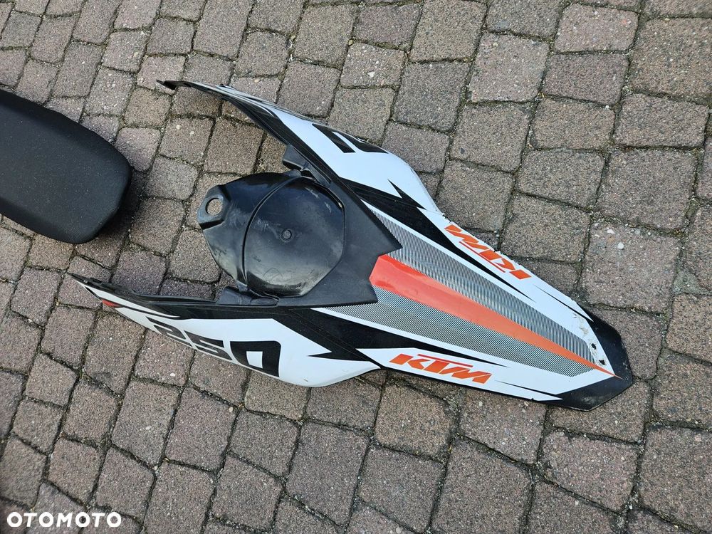 KTM EXC SX SXF 2007-2011 KOMPLET PLASTIKÓW OWIEWKI SIEDZENIE BUDA BAK AIRBOX NADWOZIE RESTYLE LIFT - 11