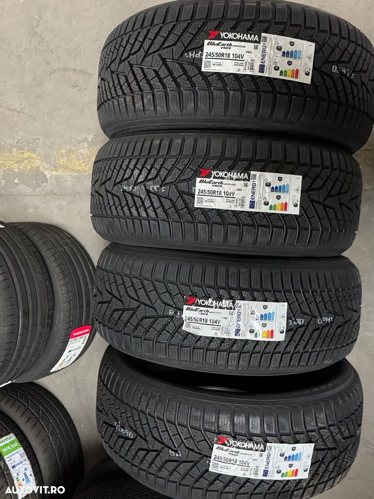Vând 4 anvelope 245/50/18 Yokohama de iarnă noi - 1