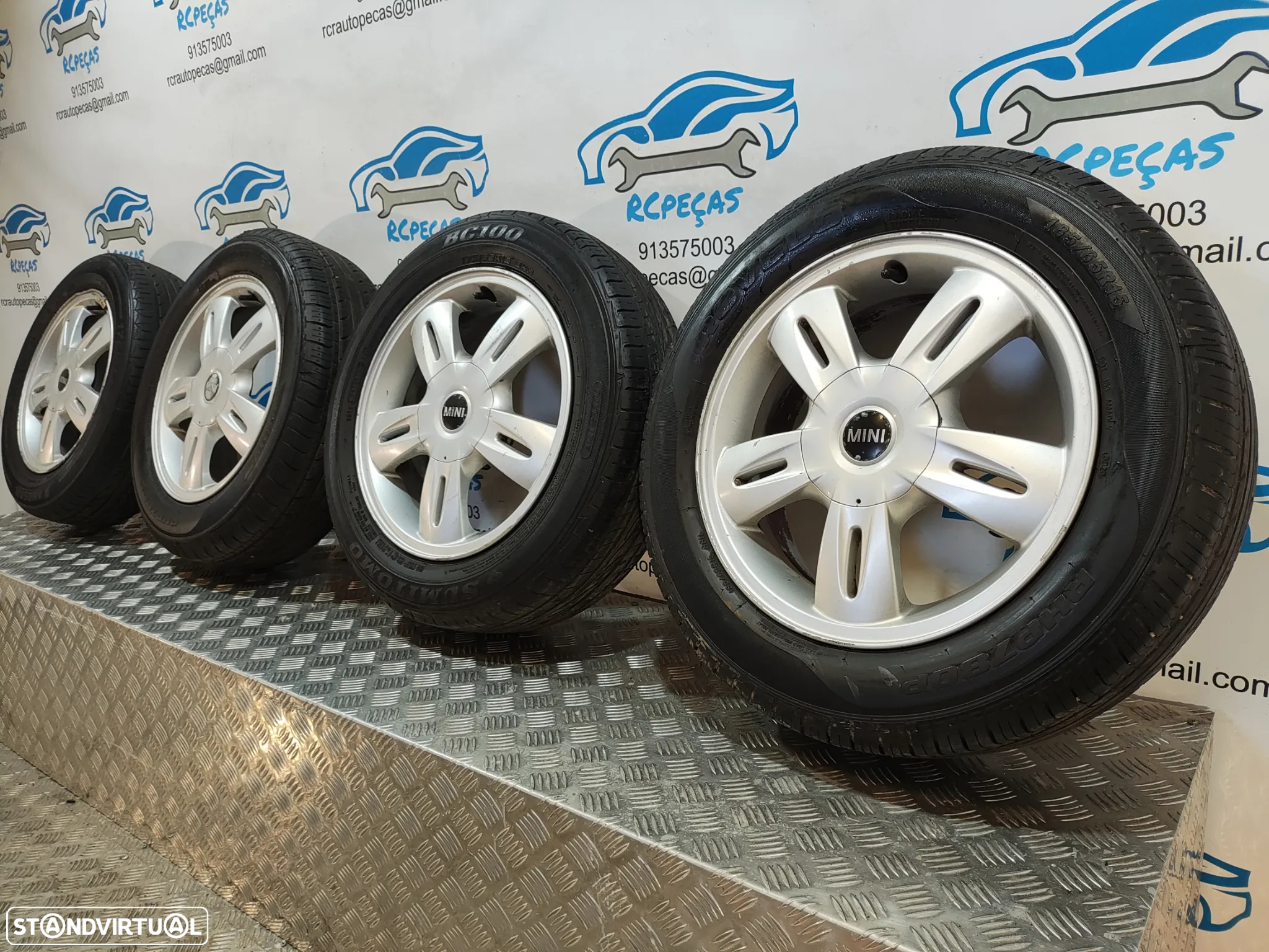 - Conjunto Jantes 15 Mini 5,5J ET45 4X100 6763295 - 3