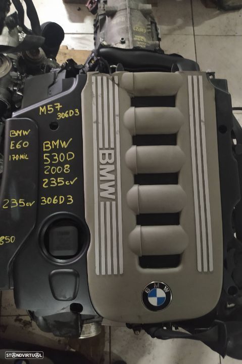 Motor Bmw 530D 235cv E60 E61 M57 306D3 2008 caixa velocidades 6HP21 - 1