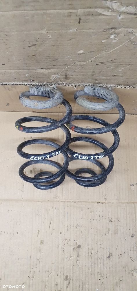 Sprężyny sprężyna tył tylne Renault Clio III 7L0853539 - 2