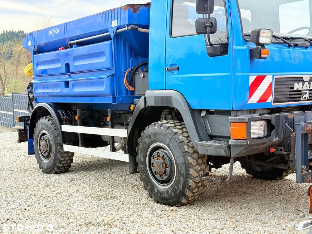 MAN * MAN 12-220 * Pług Piaskarka * 4x4 * Zimowe Utrzymanie * Unimog * - 16