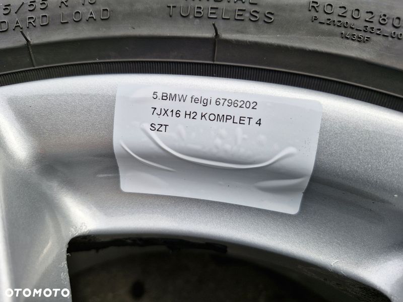 bmw f20 f21 felgi alufelgi 5x120 7jx16 16 cali et 40 komplet 6796202 - 6