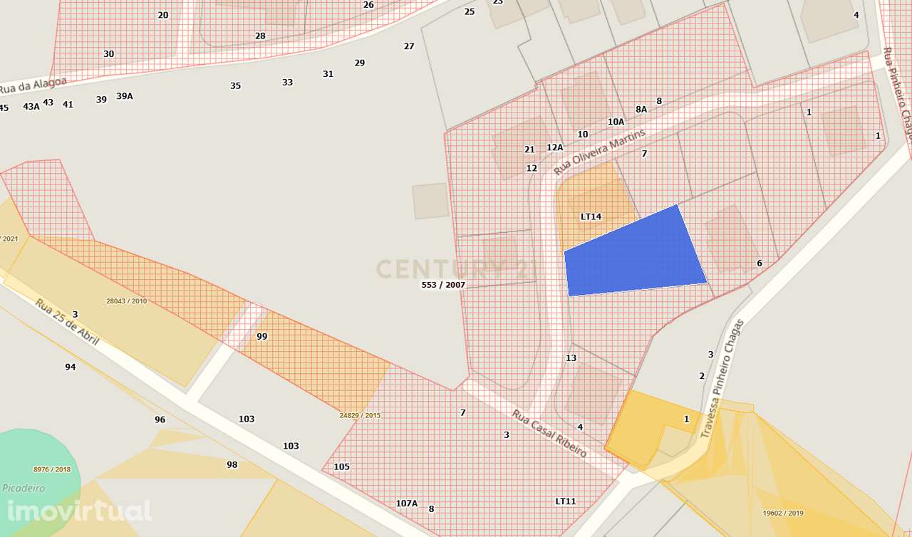 Terreno urbano de 607m2, Charneca de Caparica - Grande imagem: 2/8