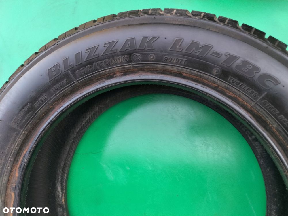 bridgestone blizzak lm-18c 195/60/16 c, 7,5 mm - 2