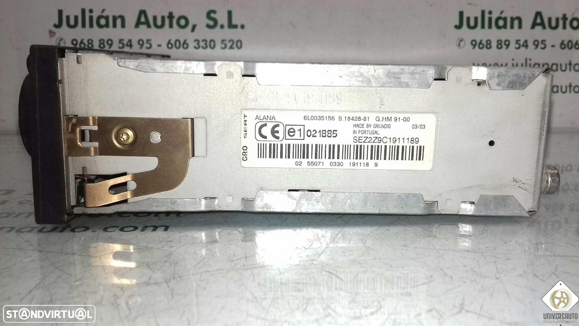 SISTEMA AUDIO / RADIO CD SEAT CORDOBA 2003 - 4