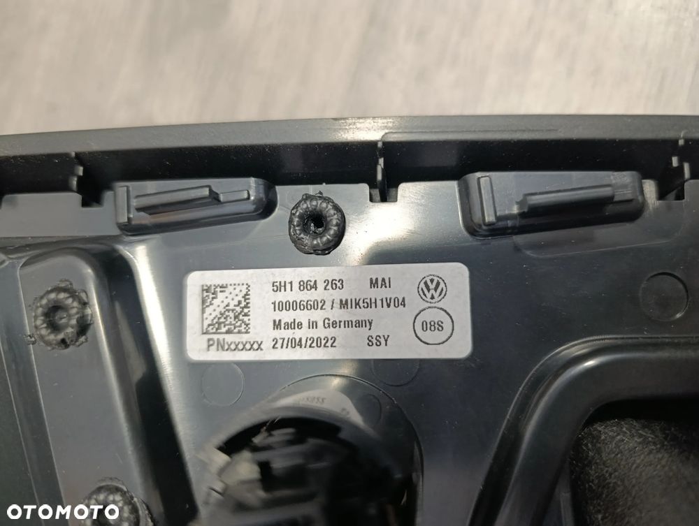 VW GOLF VIII 8 PANEL RAMKA GAŁKA ZMIANY BIEGÓW MIESZEK 5H1864263 - 4