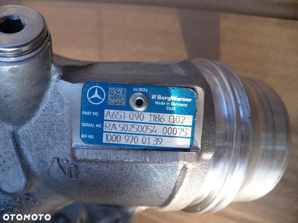 MERCEDES 2.2CDI BI TURBO A6510901186 TURBINY ORYG - 5