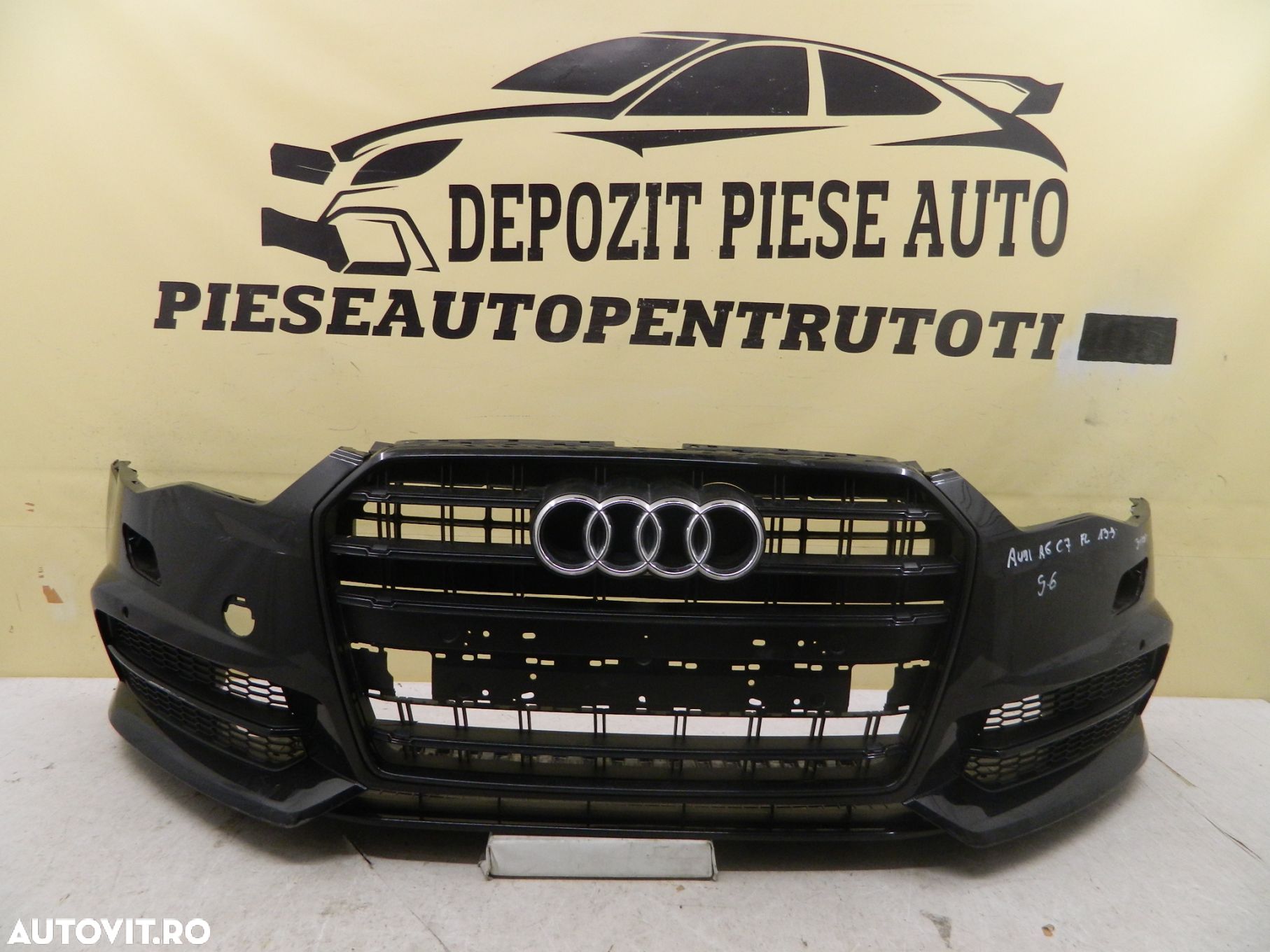 Bara fata Audi A6 4G S-LINE facelift, 2015, 2016, 2017, 2018, cod origne 4G0807437AB. - 1