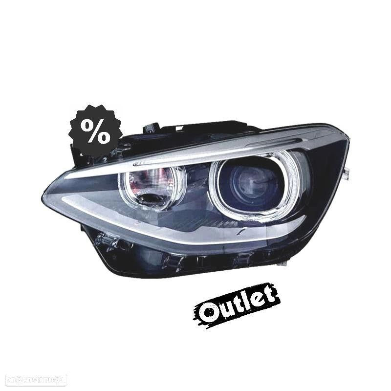 R017551C2 FAROL ESQ PARA BMW F20 F21 XENON 10-14 LED FUNDO PRETO - 1