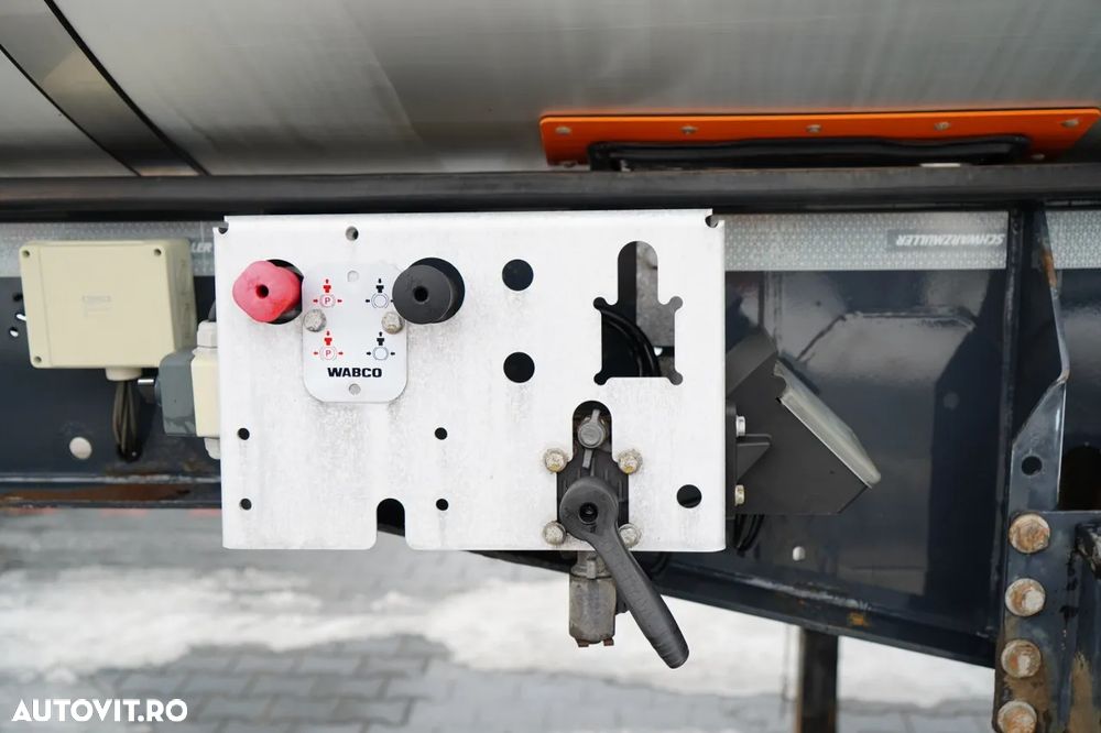 Schwarzmuller BASCĂLĂTOR TERMIC / PENTRU ASFALT / 25 m³ / BACĂLĂTOR / AXĂ RIDICATĂ / SAF / PRELATĂ ELECTRICĂ - 20