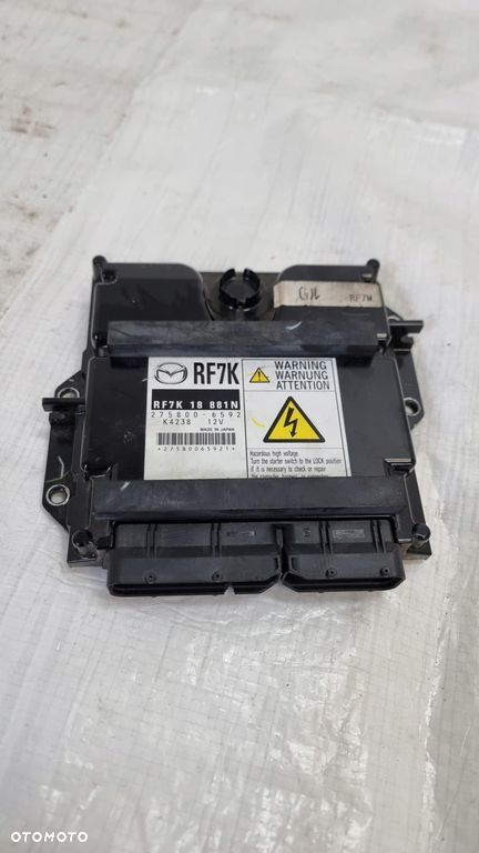 STEROWNIK KOMPUTER SILNIKA MAZDA 6 02-07R. 2.0 CITD RF7K18881N 275800-6592 - 1
