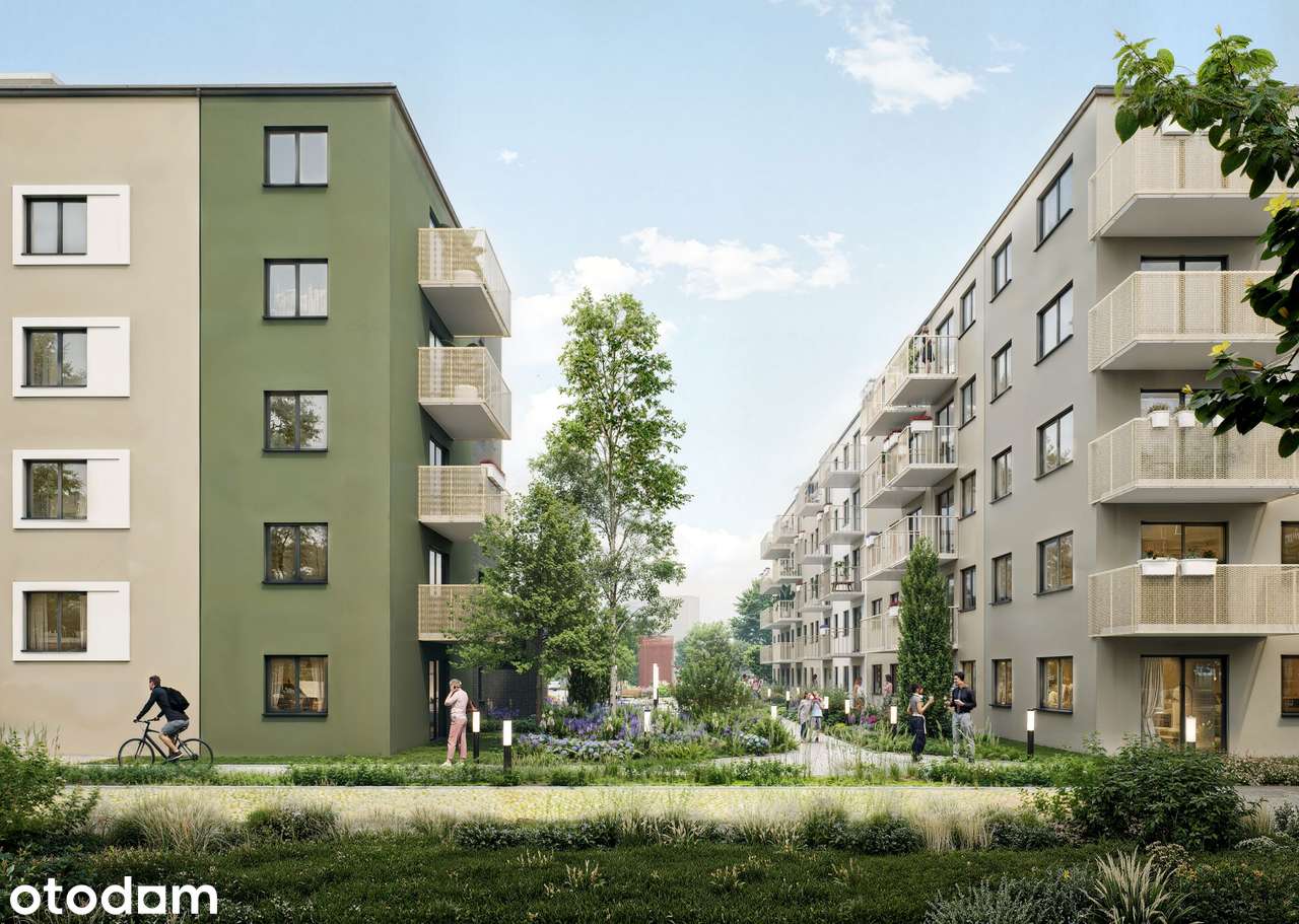4-pokojowe mieszkanie 57m2 + ogródek