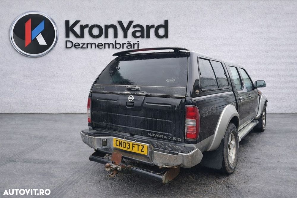 Geam stanga spate Nissan Navara D22 1998 - 2004 NEGRU (900) - 3