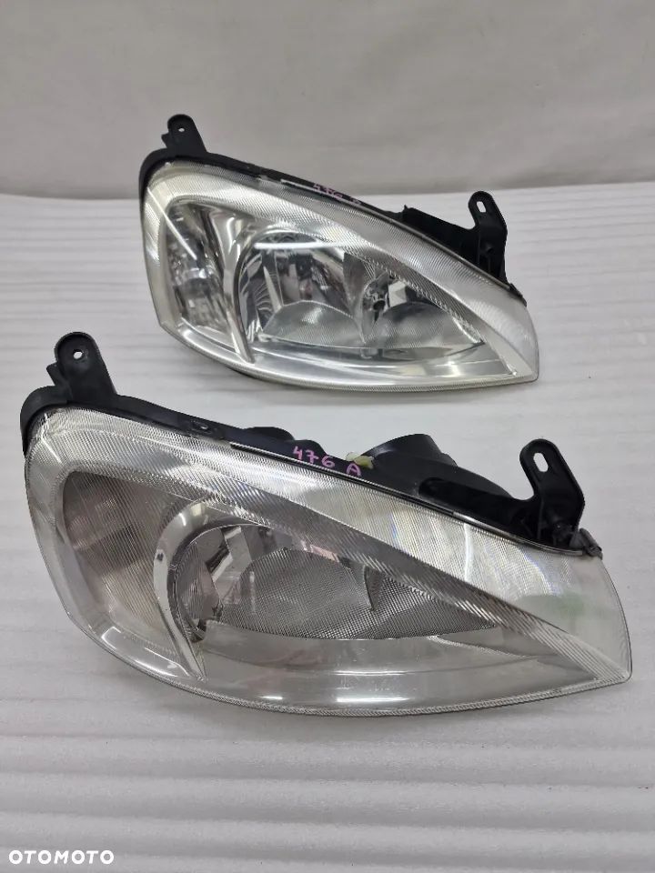 OPEL CORSA C 00- PRAWA LAMPA PRZEDNIA PRZÓD , NR 03114330 / 13115007 , NR AUKCJI LL476