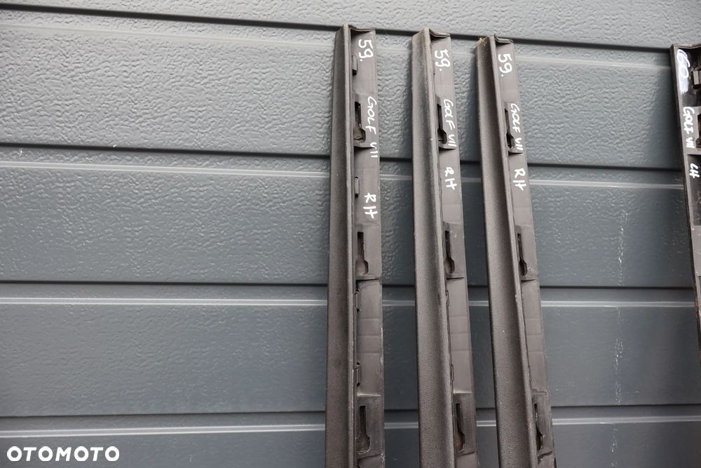 LISTWA NAKŁADKA PROGOWA PRÓG PRAWA LEWA VW GOLF VII 7 GTI 5G6853860B 5G6853859B 2012 - 2