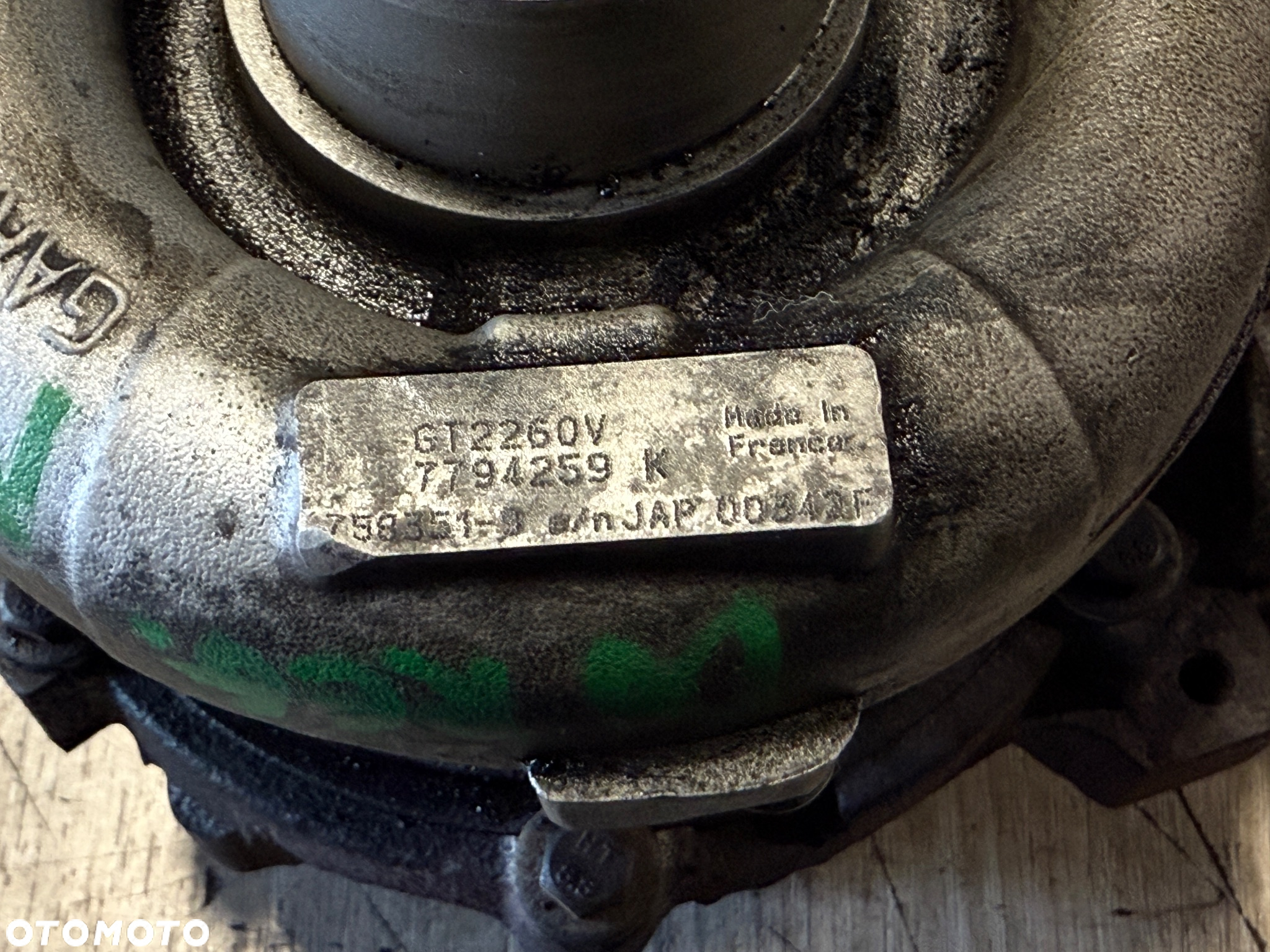 Turbo Gt2260v do regeneracji puszczała olej m57n2 na opaski - 4