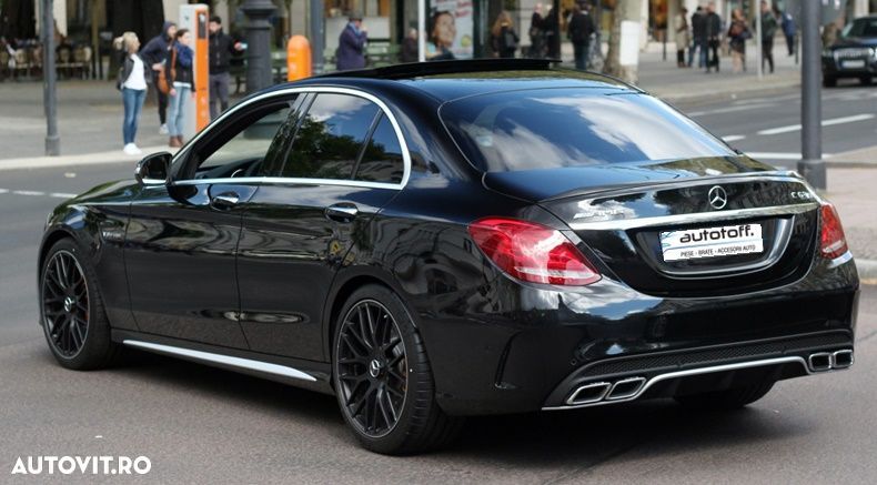 Difuzor bara spate Mercedes W205 C-Class (14-18) C63 Chrome Design - 2