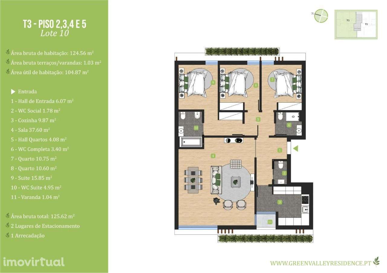 Magnífico Apartamento T3 | Oeiras - Grande imagem: 5/8