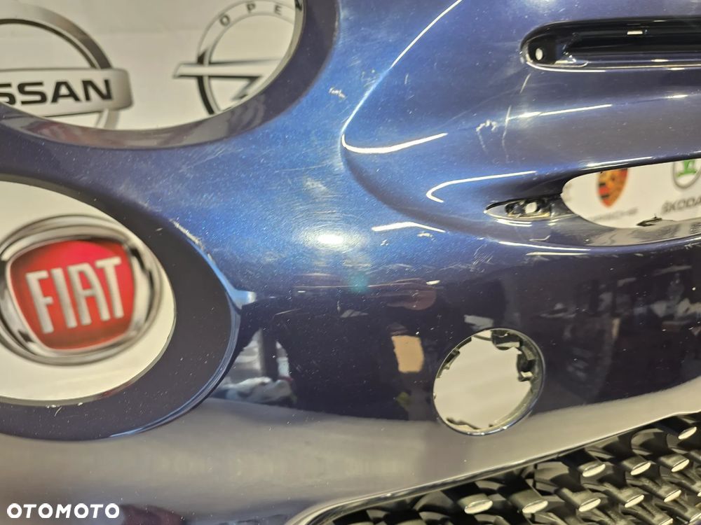 FIAT 500 LIFT 15- ZDERZAK PRZEDNI PRZÓD + KRATKI , NR 735619476 , NR AUKCJI NZ1659 - 9